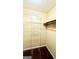 Walk-in closet with wire shelving and rod at 65 Merideth Trce, Sharpsburg, GA 30277