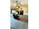 Living room with fireplace and vaulted ceiling at 65 Merideth Trce, Sharpsburg, GA 30277