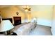 Living room with a fireplace and vaulted ceiling at 65 Merideth Trce, Sharpsburg, GA 30277