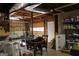 Unfinished basement with garage access and ample storage at 155 Carriage Gate Dr, Sharpsburg, GA 30277