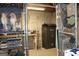 Unfinished basement with storage and workshop area at 155 Carriage Gate Dr, Sharpsburg, GA 30277