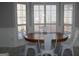 Bright eat-in kitchen with bay window and white cabinets at 155 Carriage Gate Dr, Sharpsburg, GA 30277