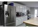Kitchen with stainless steel appliances and granite countertops at 155 Carriage Gate Dr, Sharpsburg, GA 30277