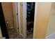 Open closet with shelving in the bathroom at 756 Stonehaven Chase, Mcdonough, GA 30253