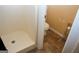 Clean bathroom with shower and toilet at 756 Stonehaven Chase, Mcdonough, GA 30253