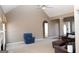 Bright living room featuring vaulted ceilings and a ceiling fan at 756 Stonehaven Chase, Mcdonough, GA 30253