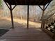 Back deck overlooking wooded area at 135 Tuscany Trce, Dallas, GA 30157