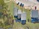 Top-down view of condo building and surrounding parking area at 6036 Regent Mnr, Lithonia, GA 30058