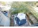 Small backyard with gazebo and wooden fence at 6036 Regent Mnr, Lithonia, GA 30058