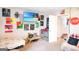 Living room with couches and eclectic wall art at 6036 Regent Mnr, Lithonia, GA 30058