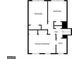 Upstairs floor plan featuring three bedrooms, a hall, and a bathroom at 6667 Ridge Moore Dr, Peachtree Corners, GA 30360
