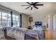 Living room with hardwood floors, sofa, and TV at 2173 Anderson Se Ave, Covington, GA 30014