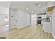 Updated kitchen with white cabinets and granite countertops at 234 Willis Rd, Sharpsburg, GA 30277
