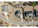 Drone shot of a home in a neighborhood on a large lot at 244 Sturry Dr, Mcdonough, GA 30252