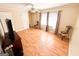 Bedroom with hardwood floors and ceiling fan at 626 Barksdale Dr, Forest Park, GA 30297