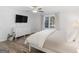 Bright bedroom with hardwood floors and large windows at 1200 Mount Carmel Rd, Mcdonough, GA 30253
