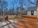 Spacious deck overlooking private backyard at 1200 Mount Carmel Rd, Mcdonough, GA 30253