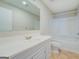 Clean bathroom featuring a bathtub and vanity at 169 Holly Ct, Loganville, GA 30052