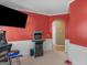 Game room with arcade games, TV, and access to another room at 7356 Blue Jay Way, Union City, GA 30291