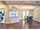 Kitchen and dining area with hardwood floors at 901 Arbor Way, Mcdonough, GA 30253
