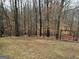 Swing on a wooden arbor in a wooded backyard setting at 228 Cornell Ct, Villa Rica, GA 30180