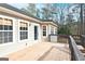 Spacious deck with wooded views at 140 Alford Dr, Fayetteville, GA 30215
