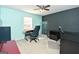Home office with built-in desk and ample storage space at 140 Alford Dr, Fayetteville, GA 30215