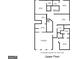 Upper floor plan featuring primary bedroom with ensuite, two additional bedrooms and a shared bathroom at 1340 Napa Valley Dr, Lawrenceville, GA 30045