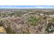 Aerial view of property in wooded setting near road at 6051 Reynolds Rd, Morrow, GA 30260