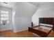 Simple bedroom with wood flooring and window at 6051 Reynolds Rd, Morrow, GA 30260