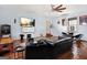 Game room boasts hardwood floors, a TV, and arcade games at 6051 Reynolds Rd, Morrow, GA 30260