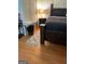 Bedroom with hardwood floors and walk in closet at 190 Oakwood Lakes Dr, Hampton, GA 30228
