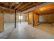 Unfinished basement featuring concrete flooring and exposed ductwork at 3505 Gum Creek Rd, Oxford, GA 30054