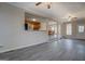 Open-concept living room flows into the dining area and kitchen, creating a large space for entertaining at 3505 Gum Creek Rd, Oxford, GA 30054