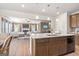 Kitchen island with sink, open to the living room at 1480 Trellis Court (Lot 42), Hampton, GA 30228