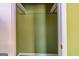 Empty closet with double hanging rods and green walls at 2994 Meadow Wood Ct, Lawrenceville, GA 30044