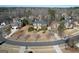 Aerial view of house, showcasing its curb appeal and neighborhood at 7631 Garland Cir # 4, South Fulton, GA 30349