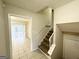 Bright entryway with staircase leading to the upper level at 2318 Emerald Falls Dr, Decatur, GA 30035