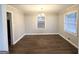 Simple dining room with hardwood floors and neutral decor at 4303 Mercer Rd, Decatur, GA 30035