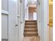 Carpeted staircase leading to the upper level at 3031 Golden Dr, East Point, GA 30344