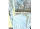 White deck overlooking a wooded backyard at 3203 Pawnee Dr, Rex, GA 30273