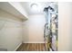 A utility room showing furnace and attached shelving in clean, neutral colors at 1129 Winston Dr, Decatur, GA 30032