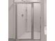 Modern bathroom shower featuring white tile and a sleek glass door at 12029 Conrad Circle, Hampton, GA 30228