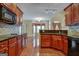 Kitchen with granite countertops and breakfast bar at 55 Clearbrook Ct, Covington, GA 30016