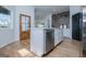 Spacious island kitchen featuring stainless steel appliances and modern finishes at 90 Ayers Rd, Bowdon, GA 30108