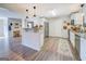 Updated kitchen with stainless steel appliances and granite countertops at 463 Conyers Rd, Mcdonough, GA 30253