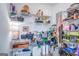 Well-organized pantry with ample shelving for storage at 463 Conyers Rd, Mcdonough, GA 30253