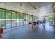Screened porch with dining area and access to deck at 463 Conyers Rd, Mcdonough, GA 30253