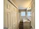 Clean bathroom with granite vanity and a tub shower combo at 3721 W Potomac Dr, East Point, GA 30344