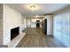 Eat-in kitchen with white cabinets, granite countertops and stainless steel appliances at 3721 W Potomac Dr, East Point, GA 30344
